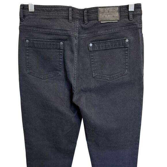 Rapha NWOT Cycling Jeans Activewear Stretchy Skinny Mid Rise Black Size 32 by 29 - Picture 9 of 15